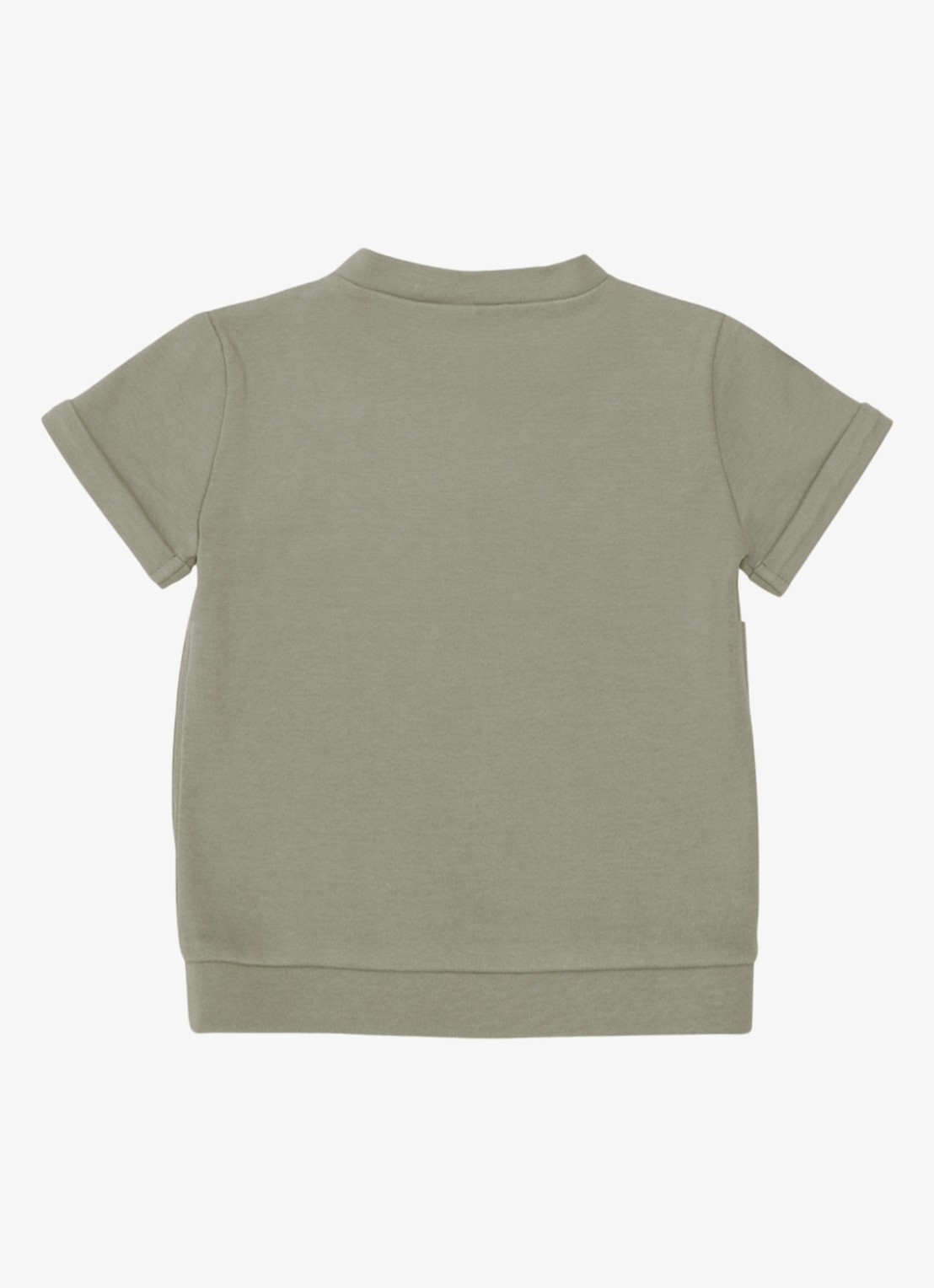 Donsje Amsterdam Jarne Bear t-shirt van katoen  - achterkant groen
