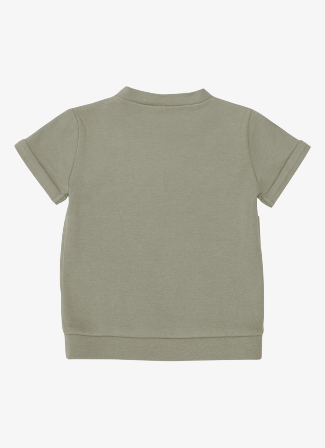 Donsje Amsterdam Jarne Bear t-shirt van katoen  - achterkant 2 groen