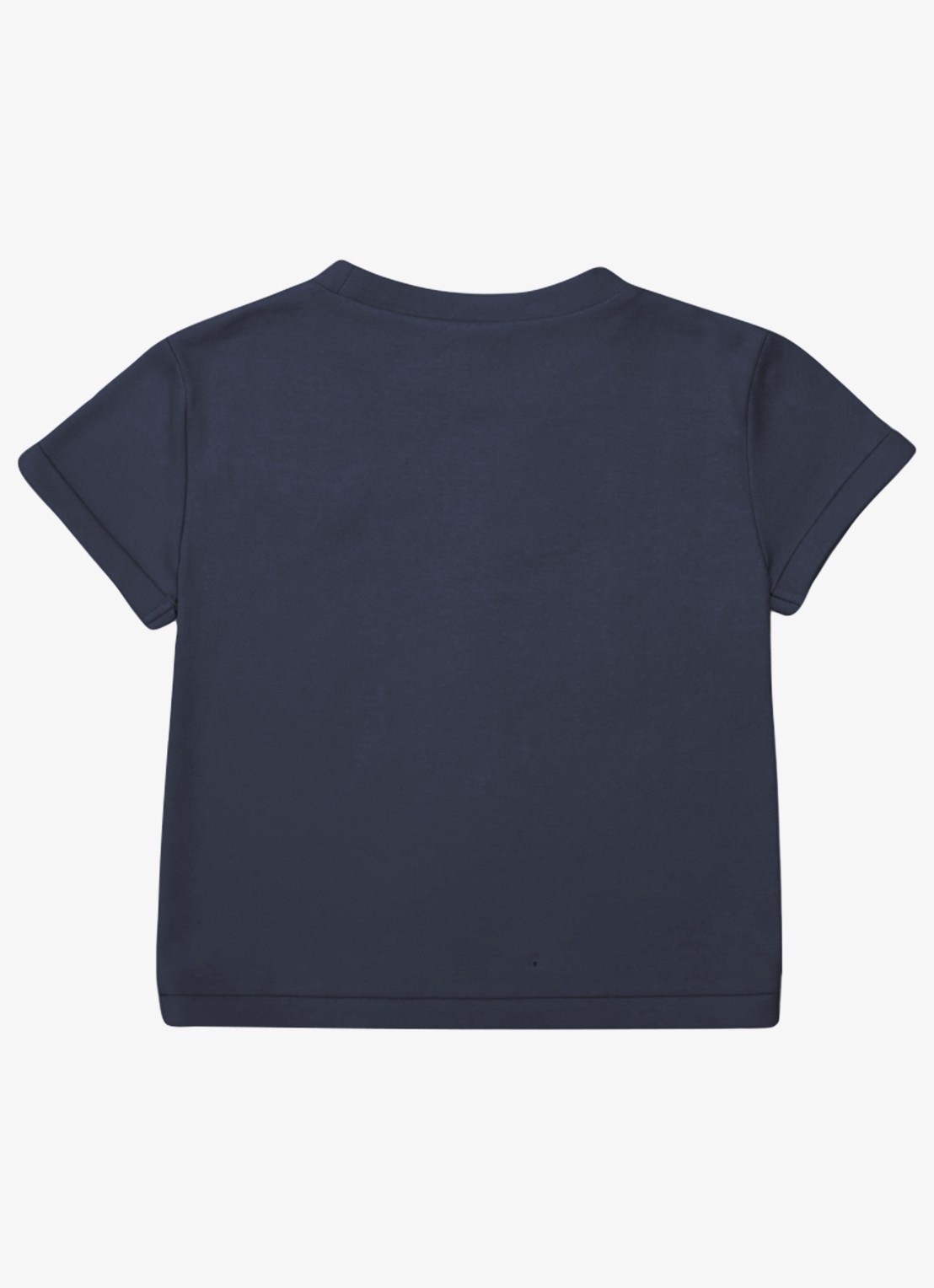 Donsje Amsterdam Jarne t-shirt van kartoen  - achterkant 3 donkerblauw