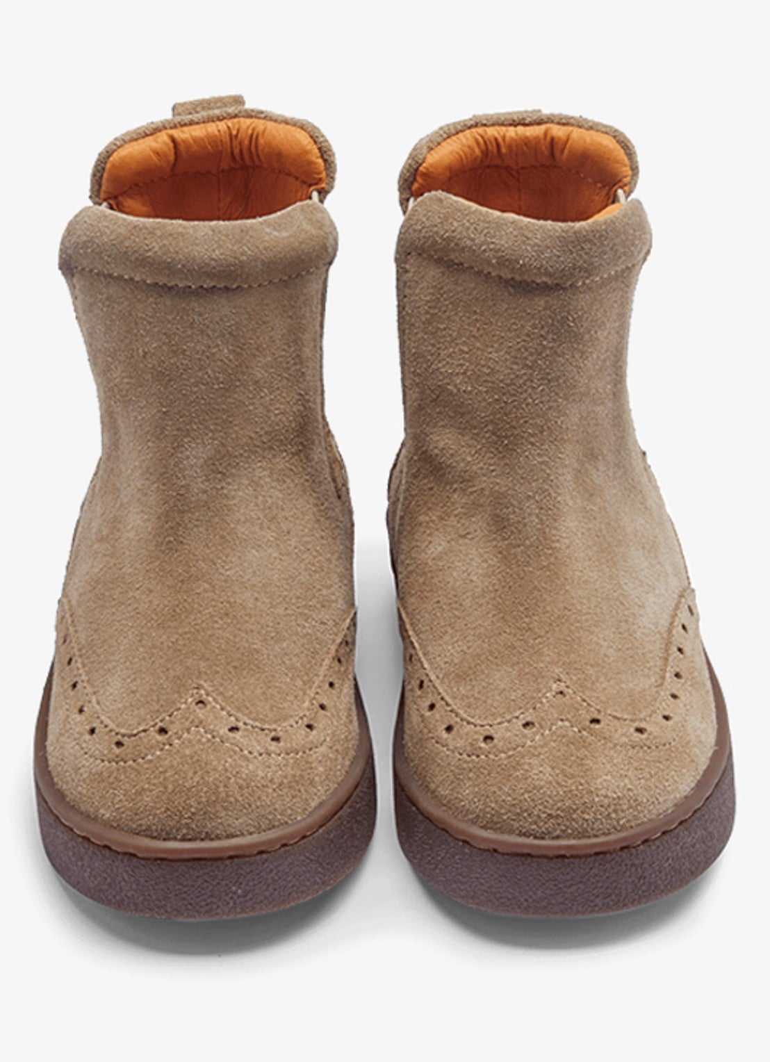 Donsje Amsterdam Jesmer chelsea boot van suède  - detail 2 khaki