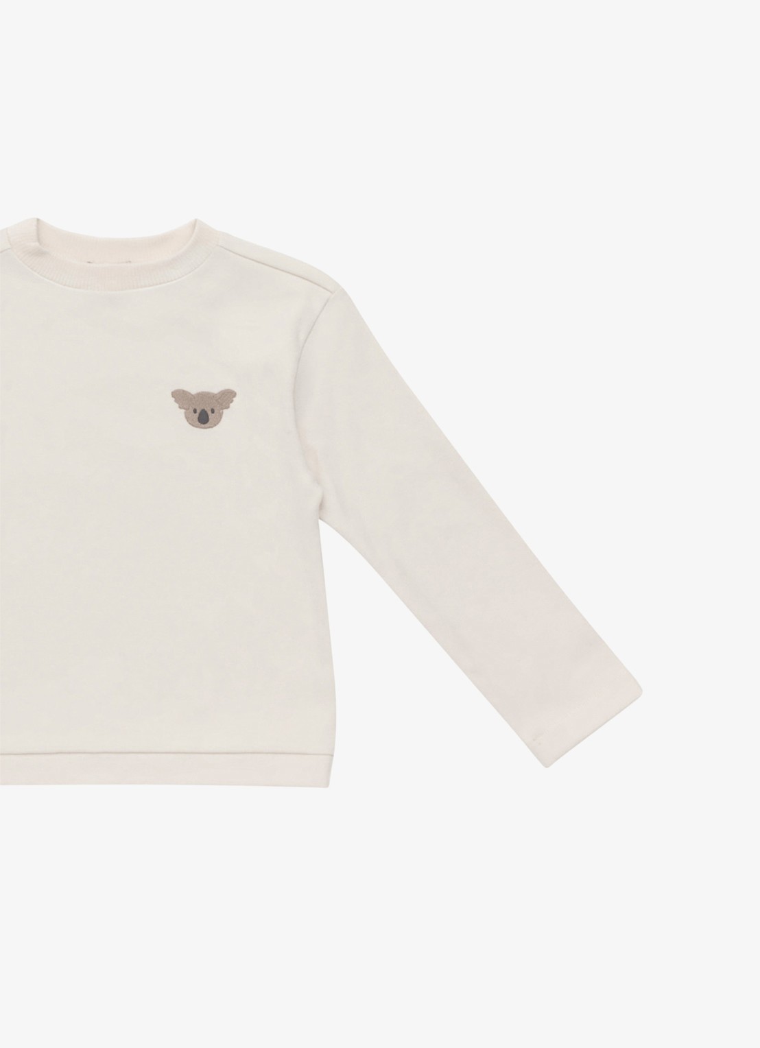 Donsje Amsterdam Jorijn sweater van katoen - detail beige