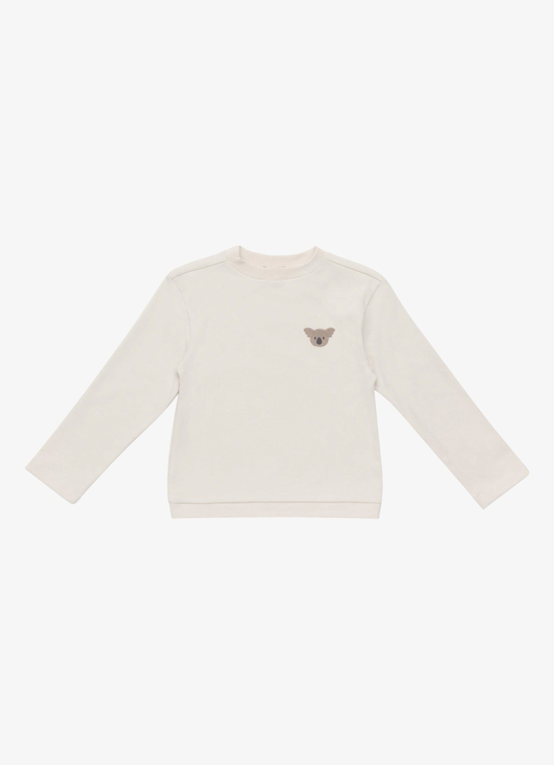 Donsje Amsterdam Jorijn sweater van katoen - voorkant 3 beige