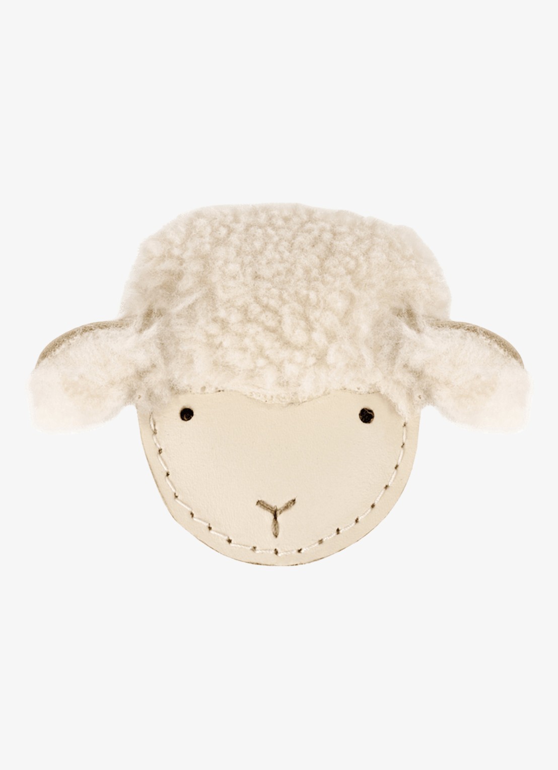 Donsje Amsterdam Josy Exclusive Hairclip | Lammy - voorkant 3 beige