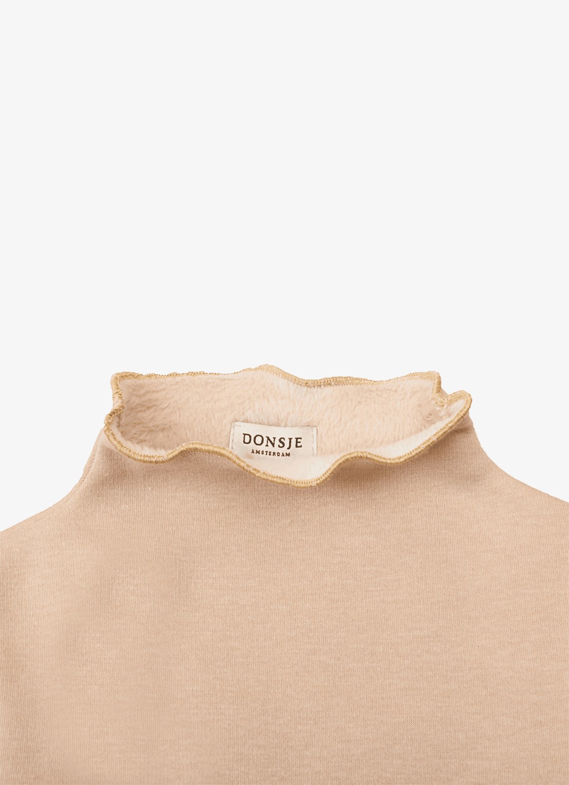 Donsje Amsterdam Jotte longsleeve met logoborduring - detail 3 roze