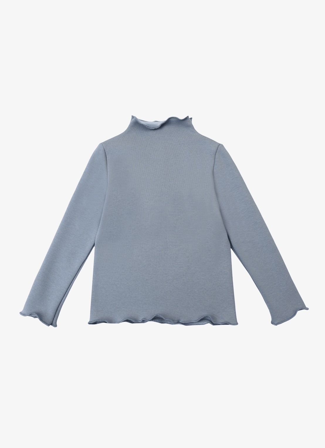 Donsje Amsterdam Jotte longsleeve met logoborduring - achterkant blauw