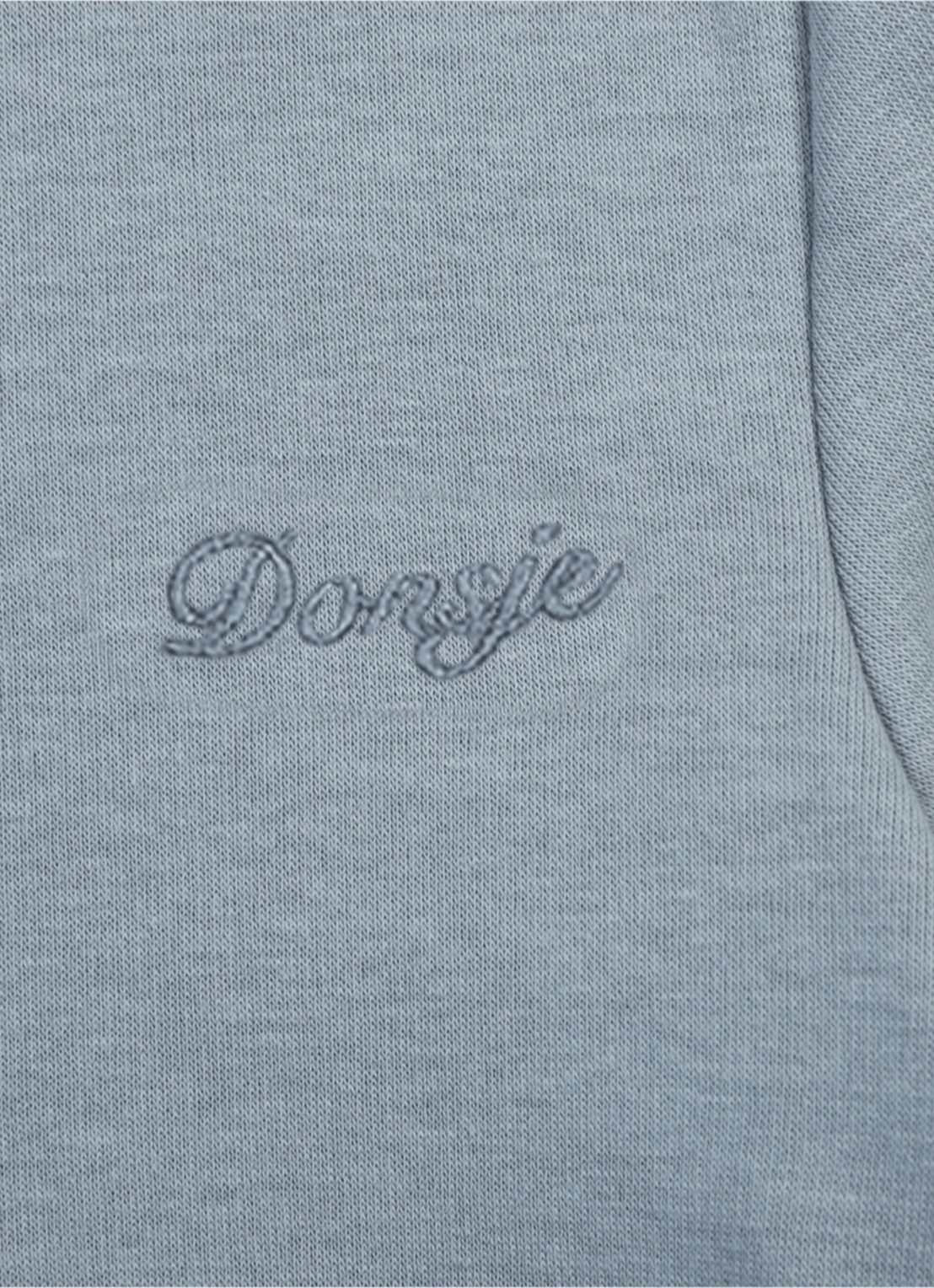 Donsje Amsterdam Jotte longsleeve met logoborduring - detail 5 blauw