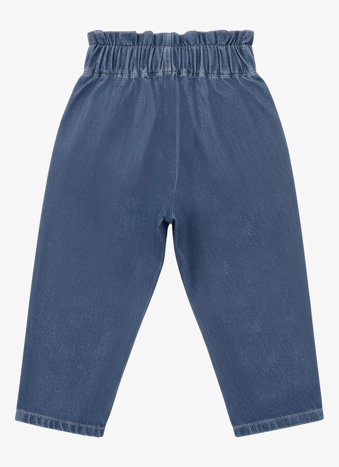 Donsje Amsterdam Juma tapered fit broek van denim - achterkant 3 donkerblauw