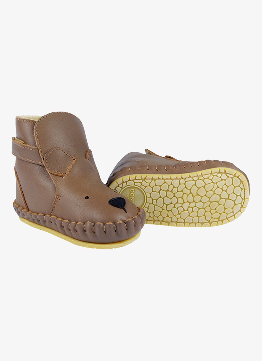 Donsje Amsterdam Kapi Classic Booties | Bear - detail 6 cognac