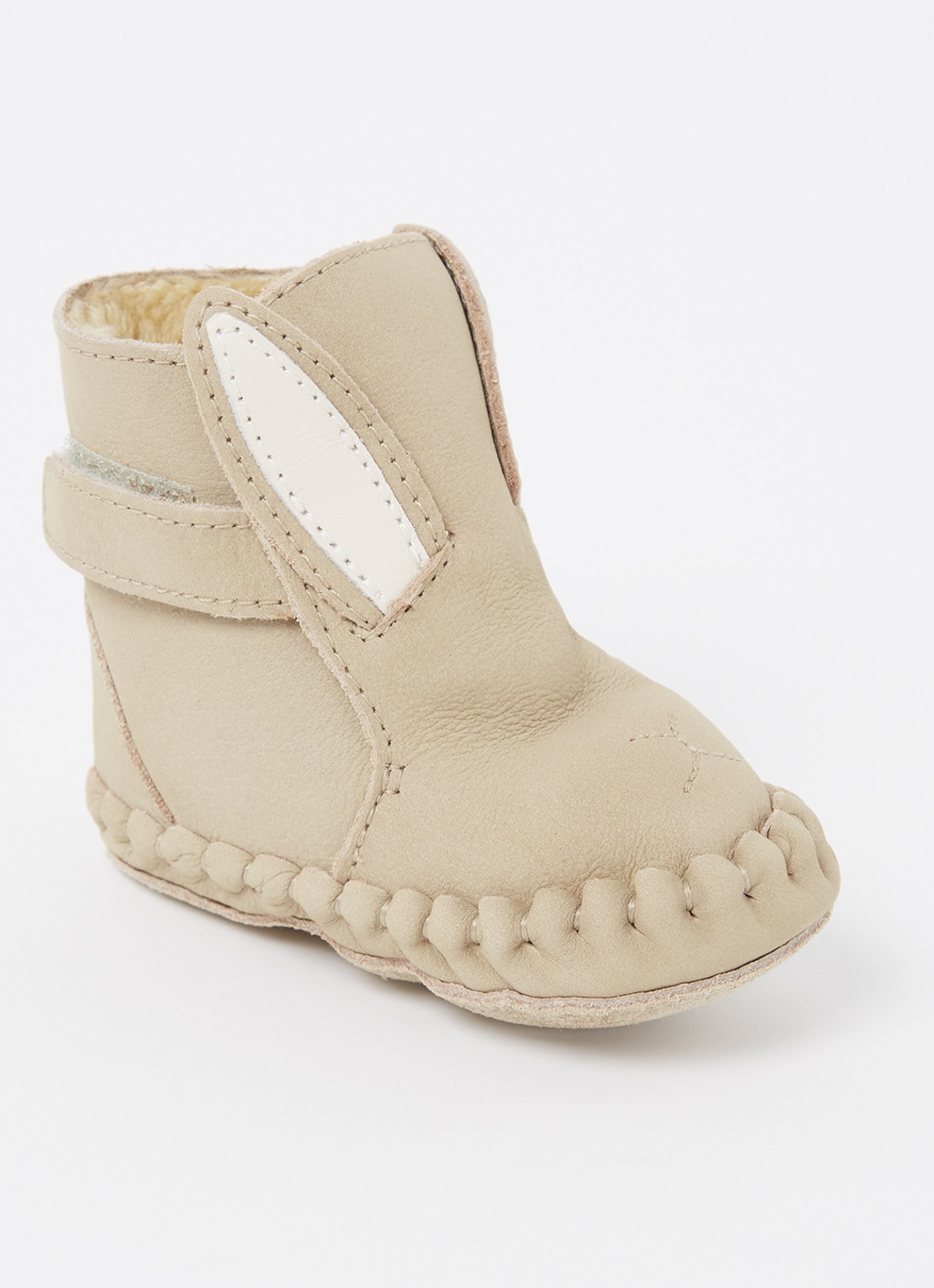 Donsje Amsterdam Kapi Classic Booties | Bunny - voorkant donkerbeige