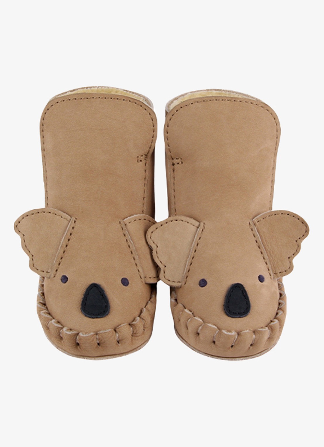 Donsje Amsterdam Kapi Classic Booties | Koala - detail 6 lichtbruin