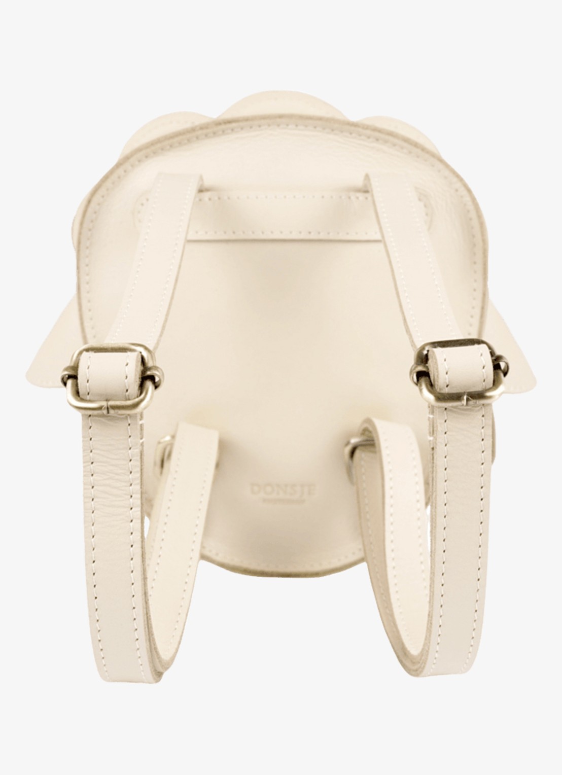 Donsje Amsterdam Kapi Exclusive Backpack | Lammy - achterkant 5 creme