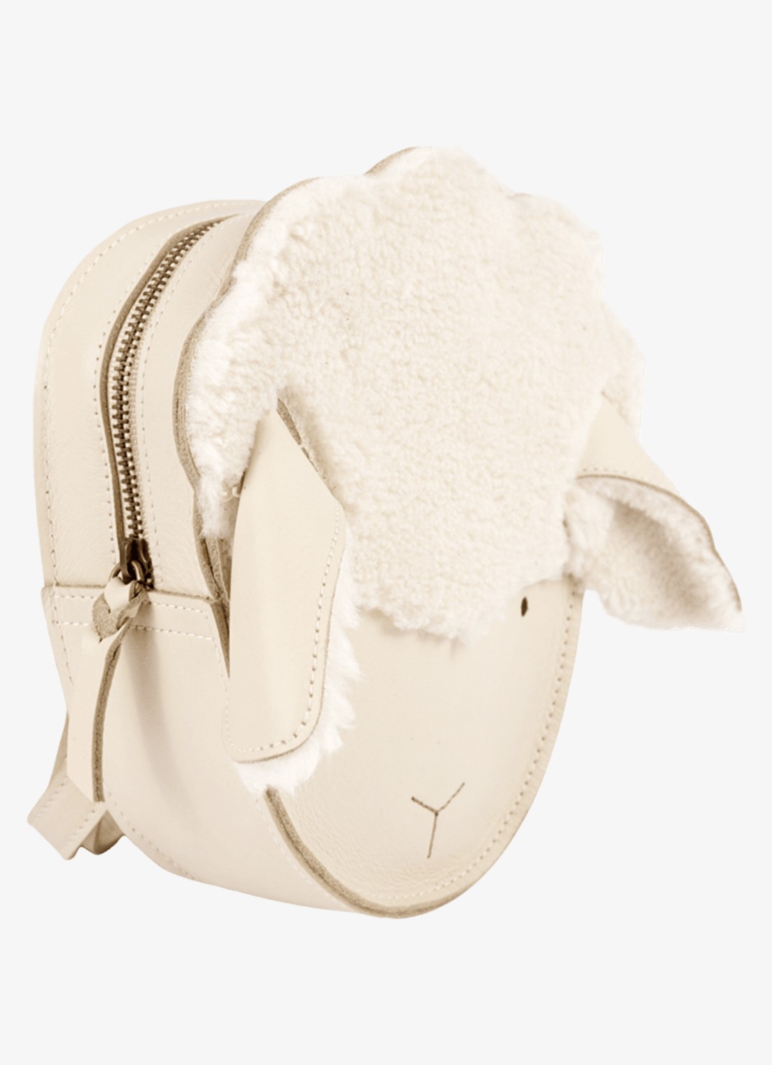 Donsje Amsterdam Kapi Exclusive Backpack | Lammy - detail creme