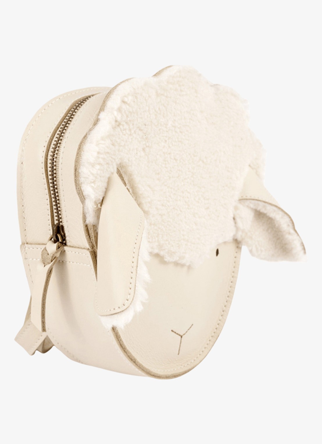 Donsje Amsterdam Kapi Exclusive Backpack | Lammy - detail 2 creme