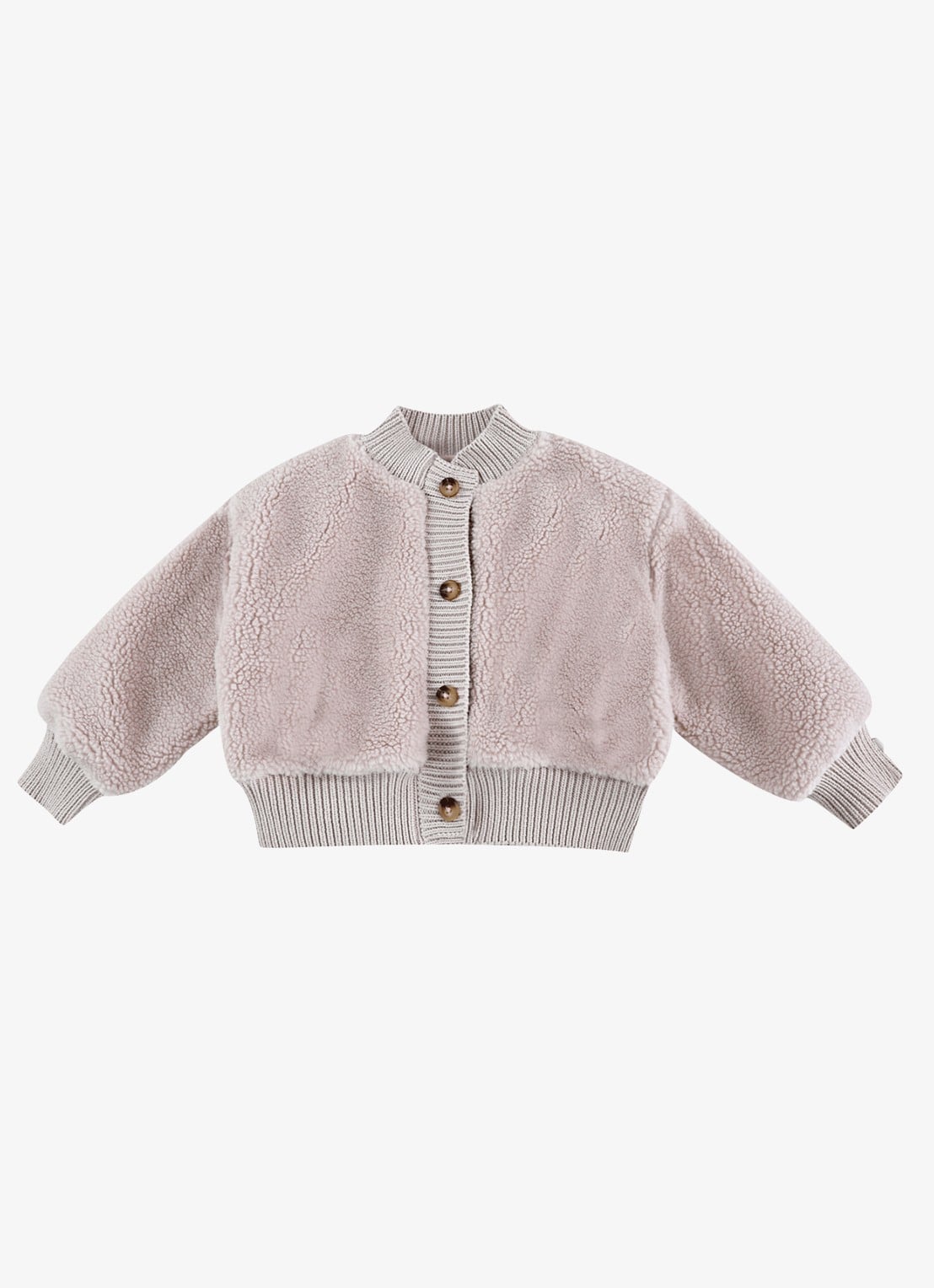 Donsje Amsterdam Karai vest van teddy - voorkant roze