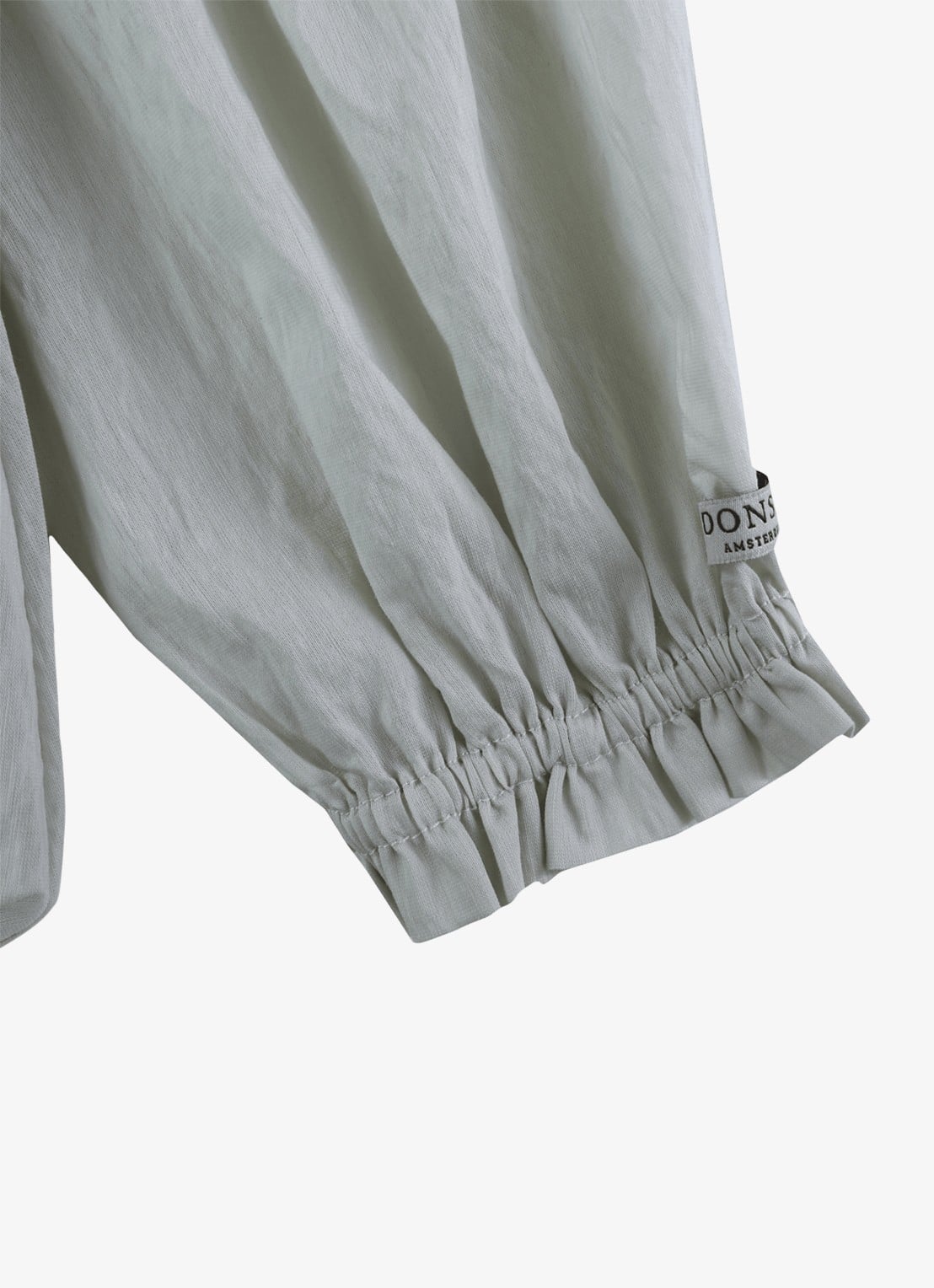 Donsje Amsterdam Kieke blouse met kraag - detail 4 grijs