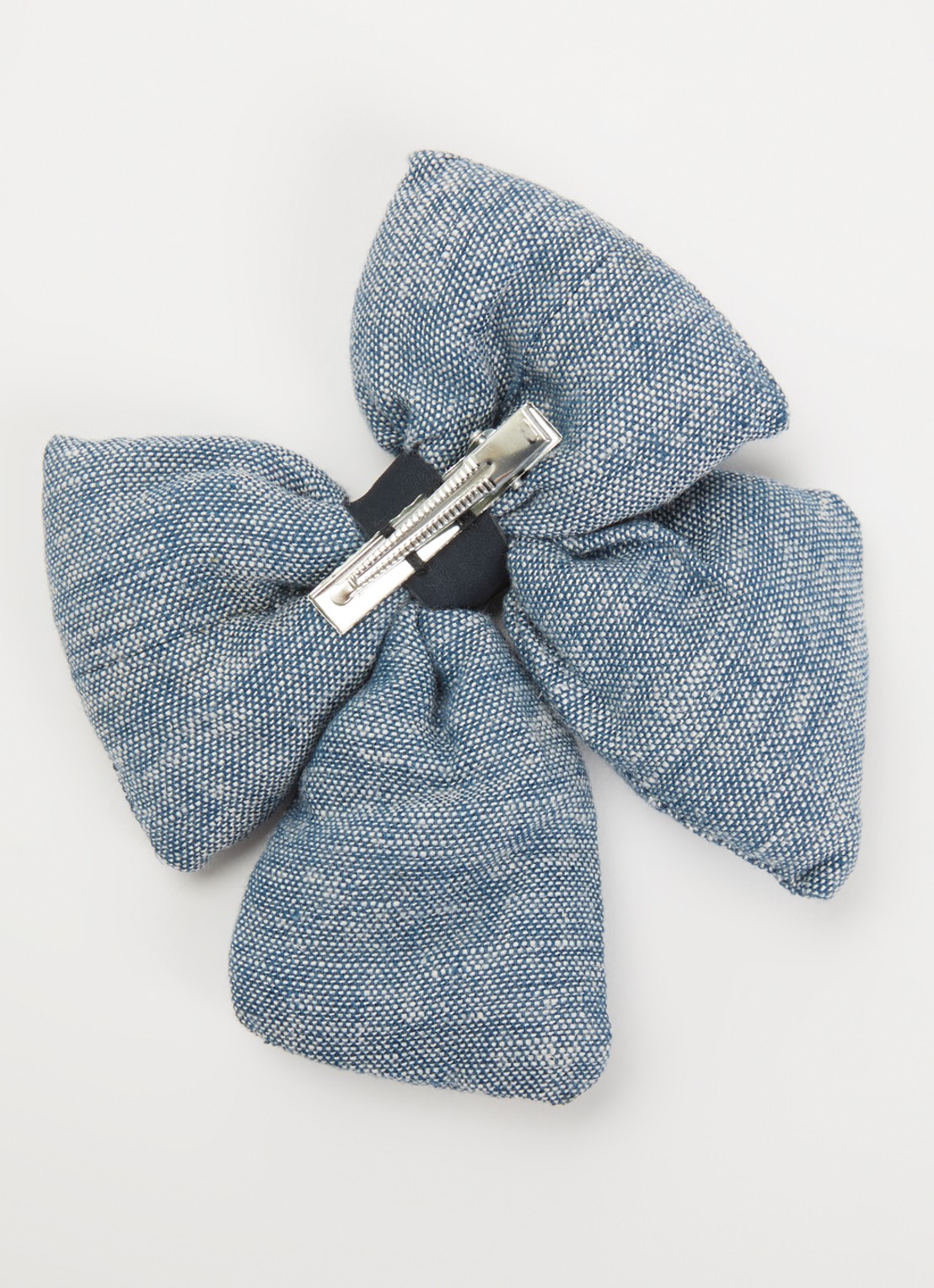 Donsje Amsterdam Klasina haarclip met strikdetail - detail 2 blauw
