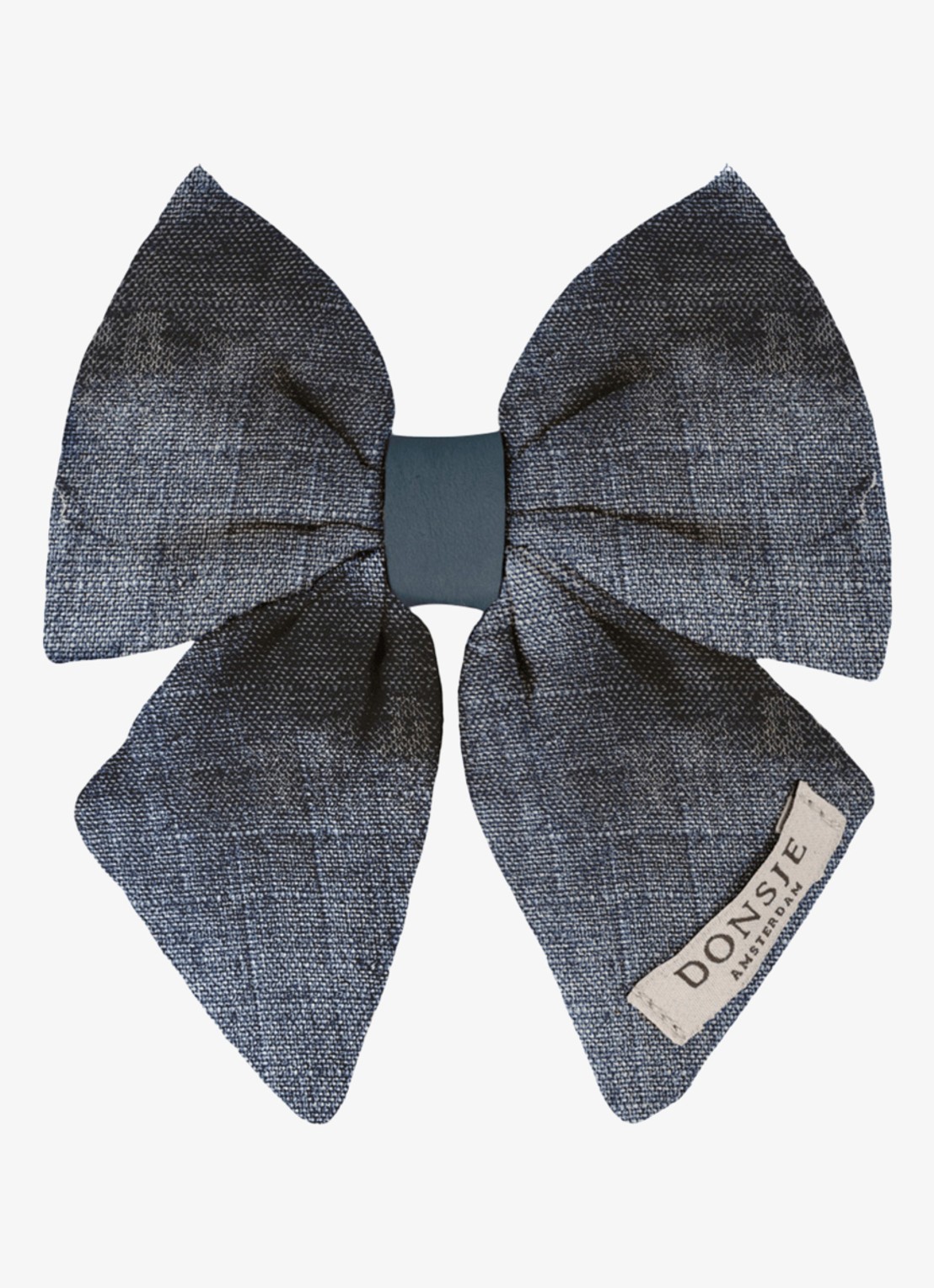 Donsje Amsterdam Klasina haarclip met strikdetail - voorkant 3 blauw