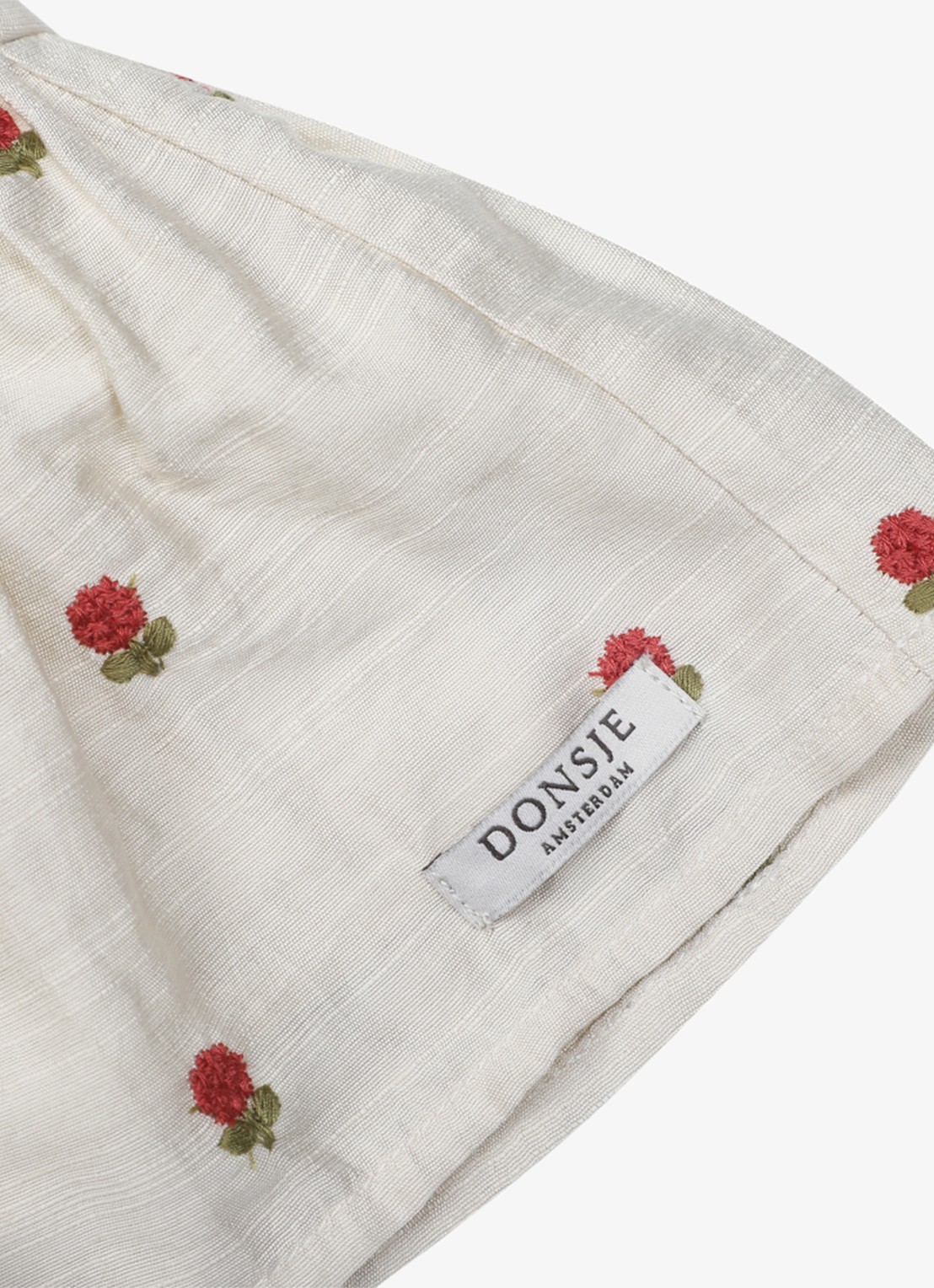 Donsje Amsterdam Lazie Red Roses rok met tule - detail 4 zand