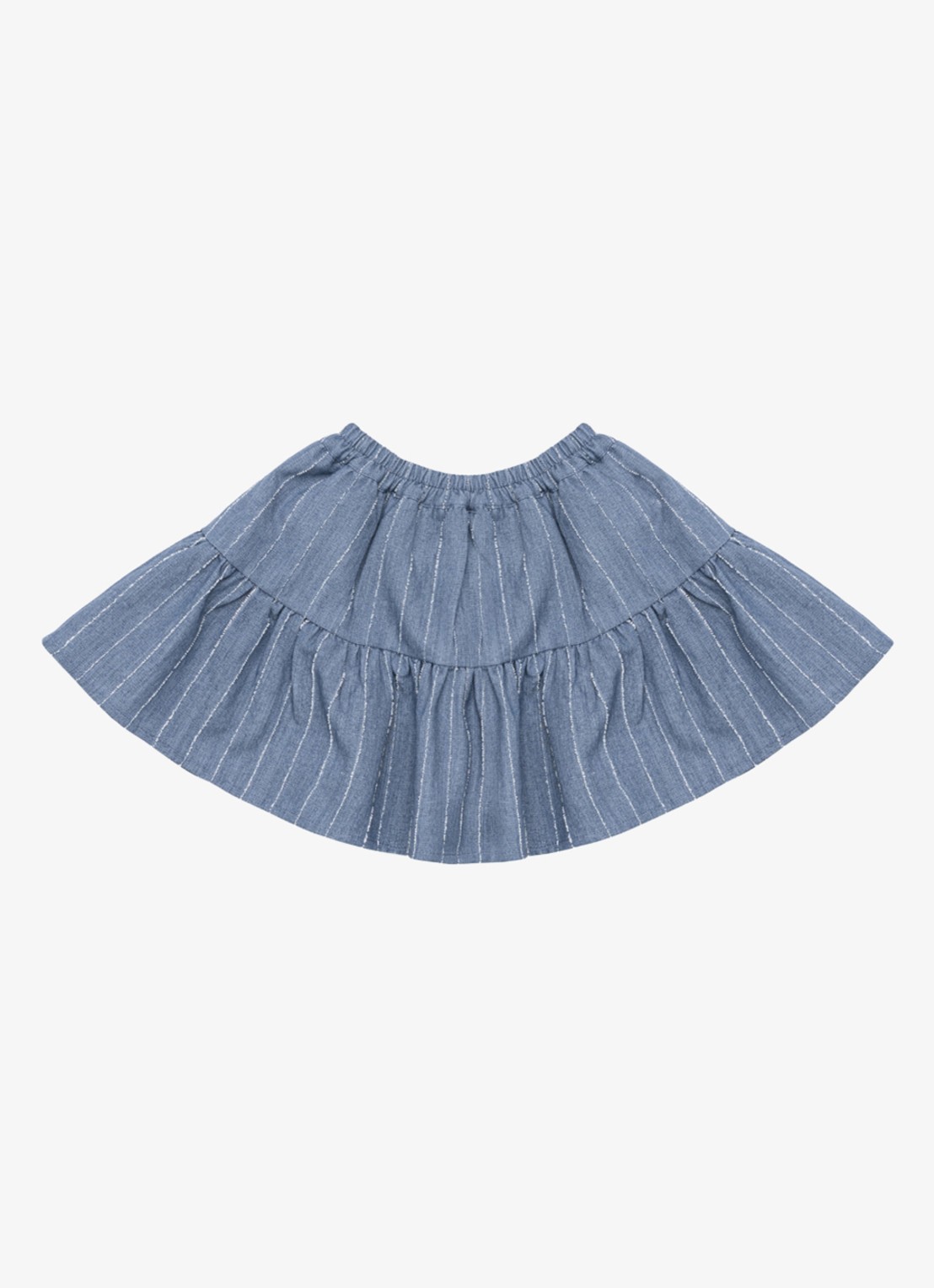 Donsje Amsterdam Lazie rok met streepprint - achterkant 3 blauw