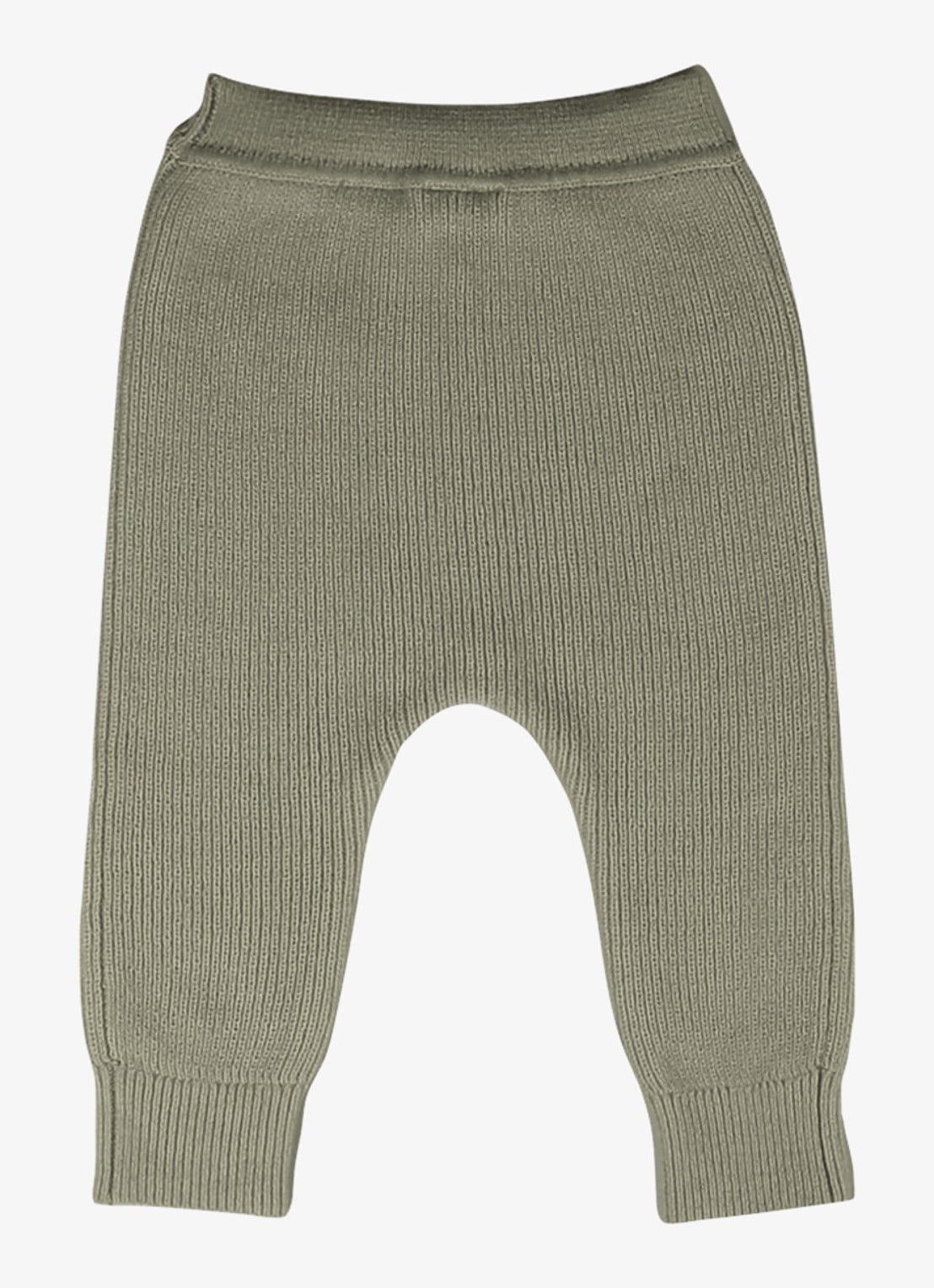 Donsje Amsterdam Lieke legging met ribstructuur - achterkant 4 groen