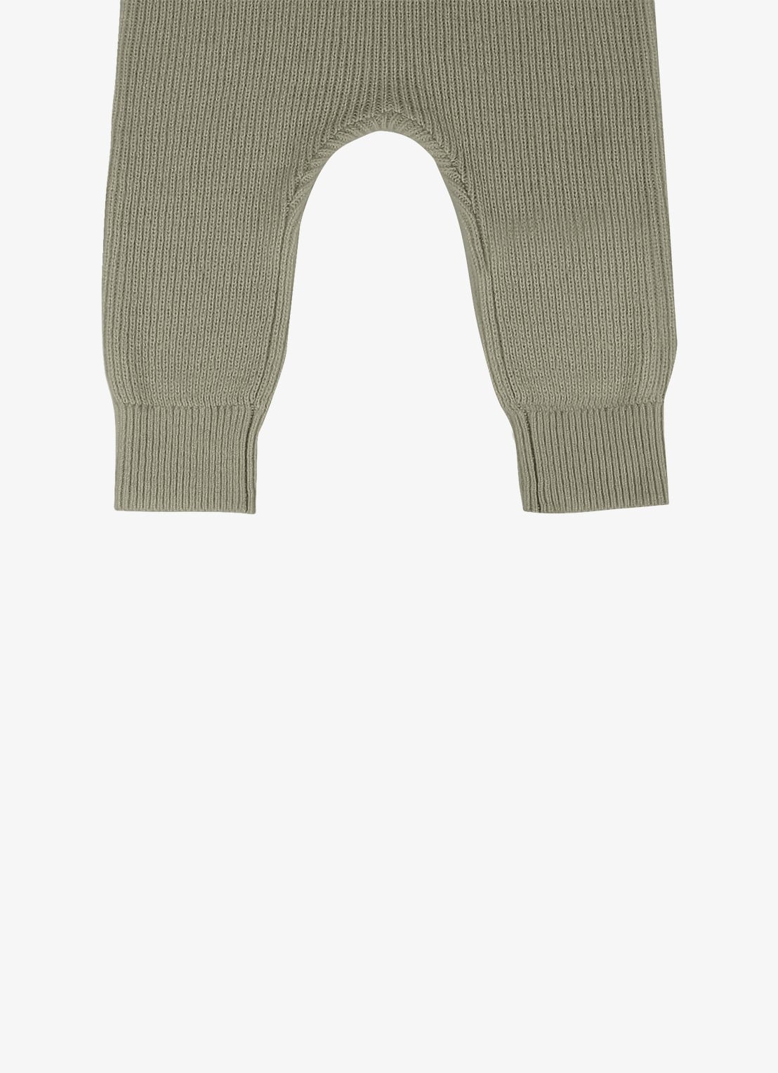 Donsje Amsterdam Lieke legging met ribstructuur - detail 3 groen