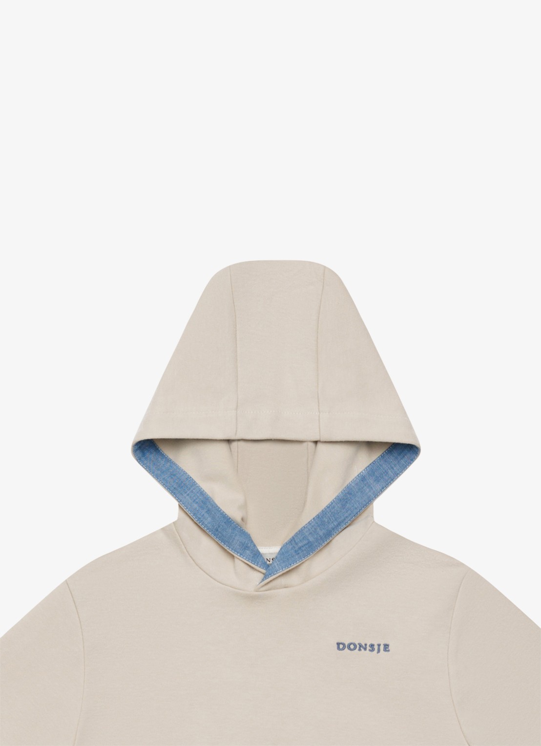 Donsje Amsterdam Lirian sweater van katoen - detail beige
