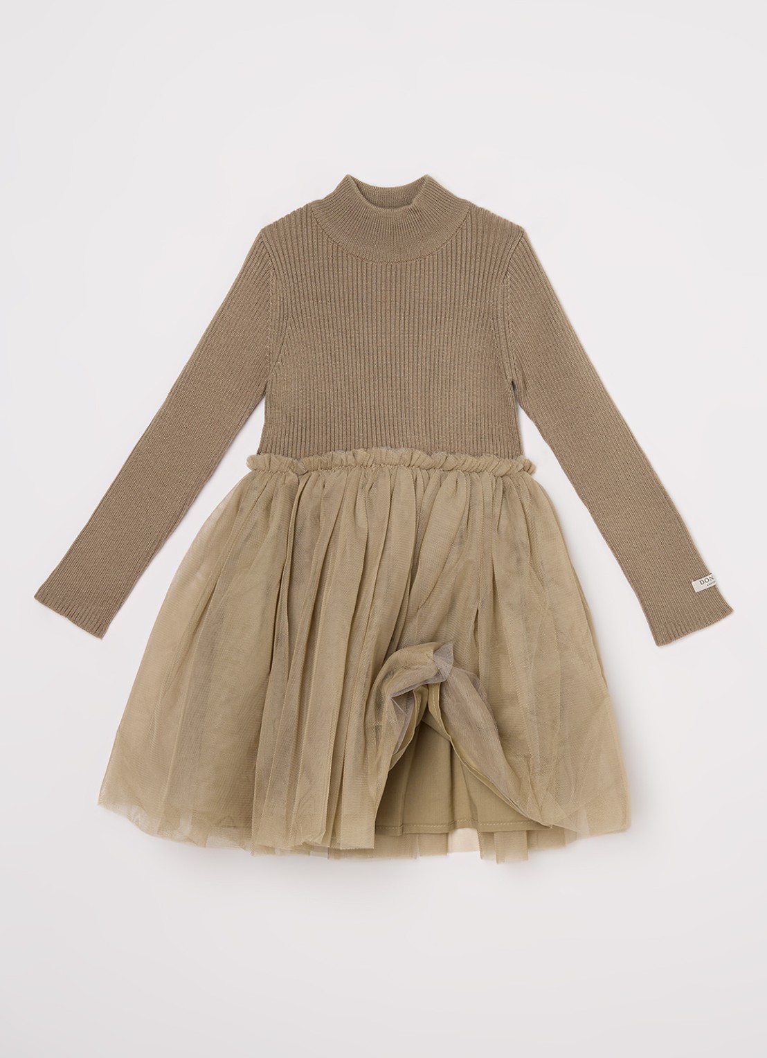 Donsje Amsterdam Lotus Dress - detail khaki