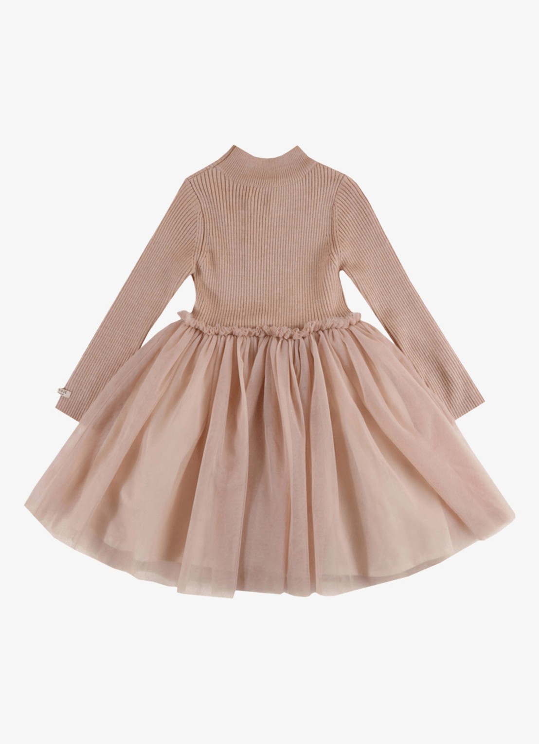Donsje Amsterdam Lotus Dress - achterkant koraal