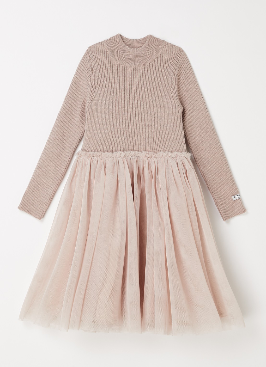 Donsje Amsterdam Lotus Dress - voorkant 3 oudroze