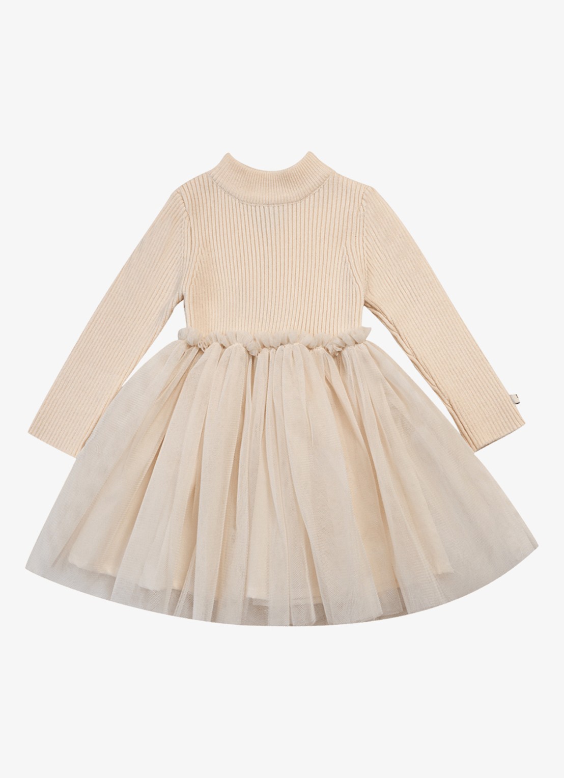 Donsje Amsterdam Lotus jurk met details van mesh - voorkant 7 roze