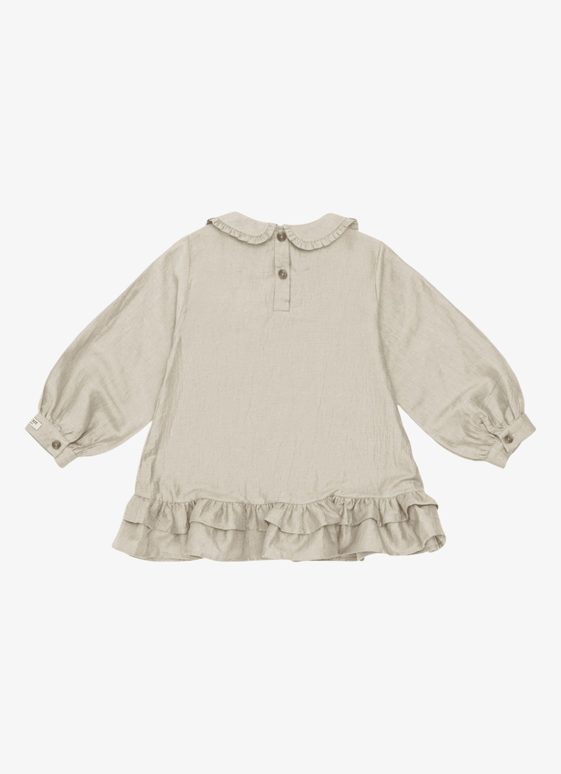 Donsje Amsterdam Luus Dress - achterkant 3 naturel