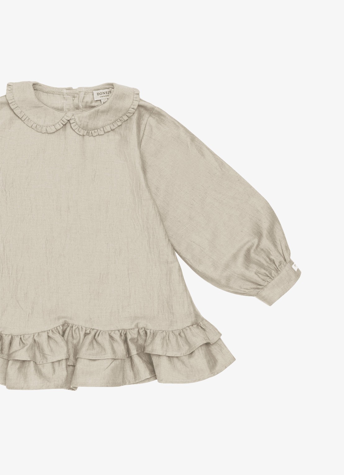 Donsje Amsterdam Luus Dress - detail 2 naturel