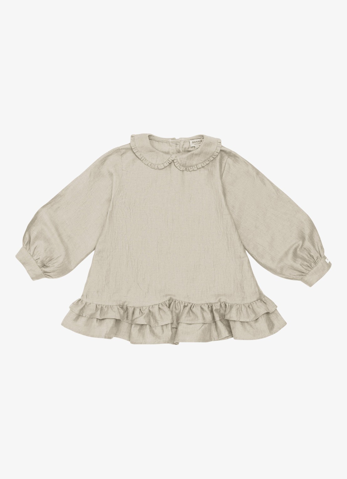 Donsje Amsterdam Luus Dress - voorkant naturel