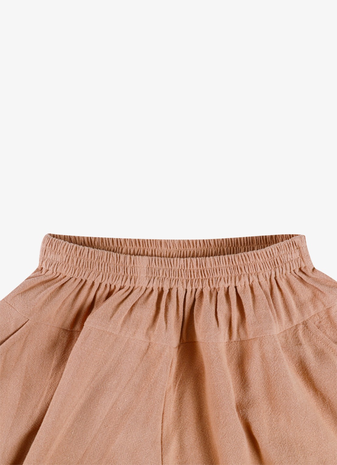 Donsje Amsterdam Mazena wide fit korte broek - detail 2 lichtbruin
