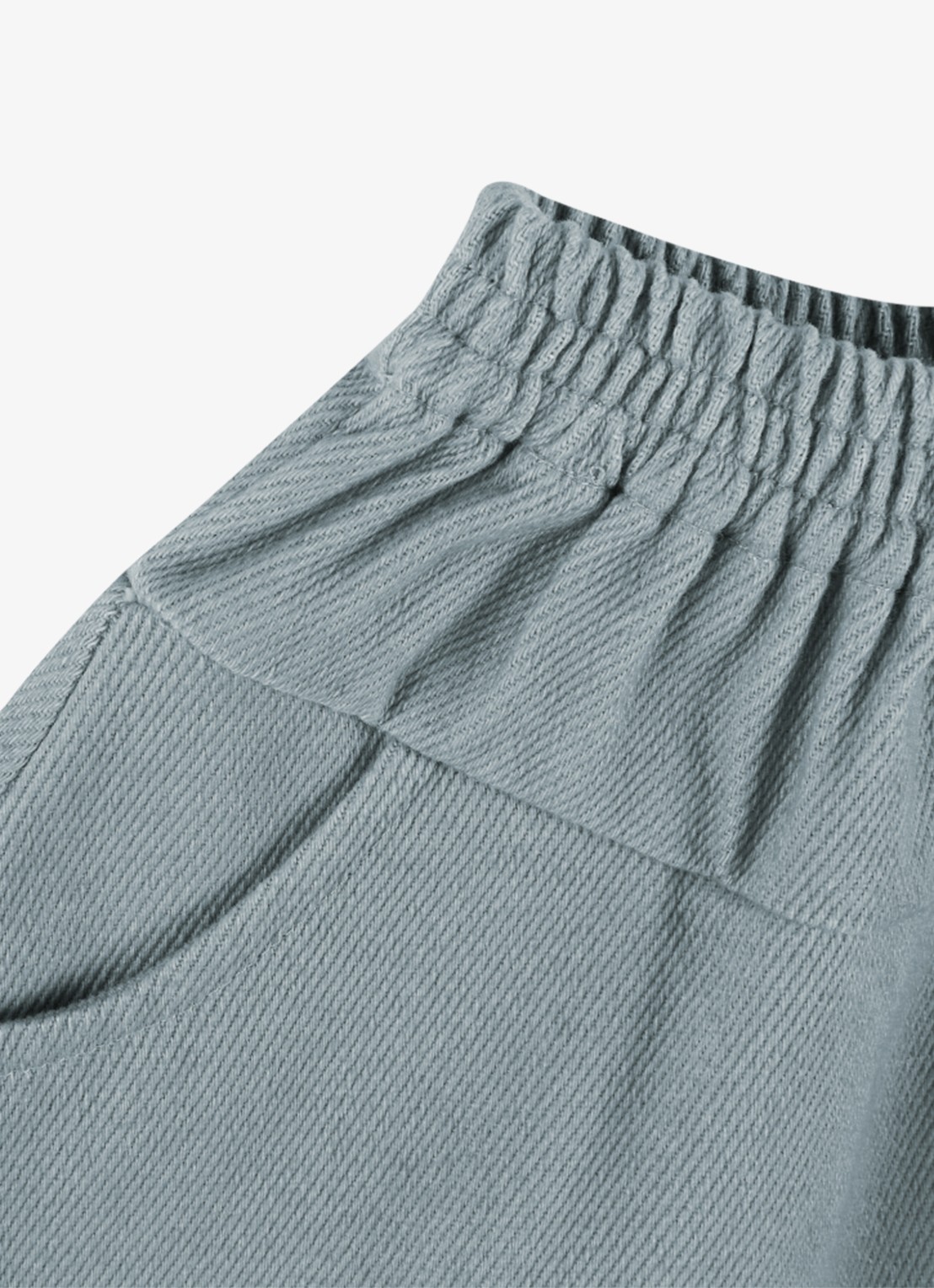 Donsje Amsterdam Mazena wide fit korte broek - detail 3 indigo