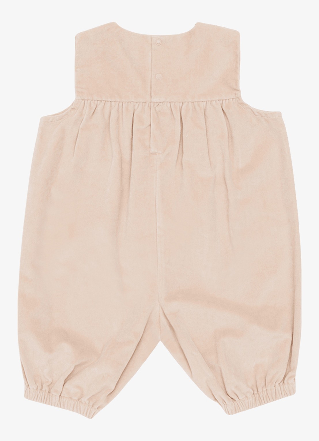 Donsje Amsterdam Mickie jumpsuit met borduring - achterkant 3 roze