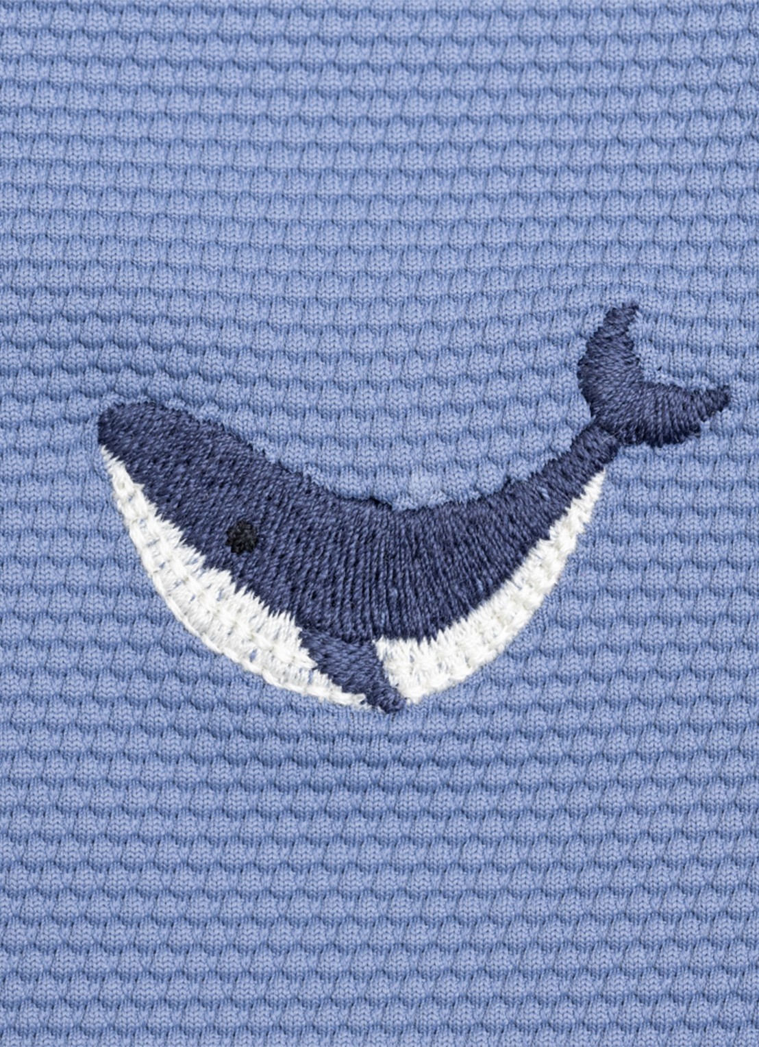 Donsje Amsterdam Monoah badpak met borduring - detail 2 donkerblauw