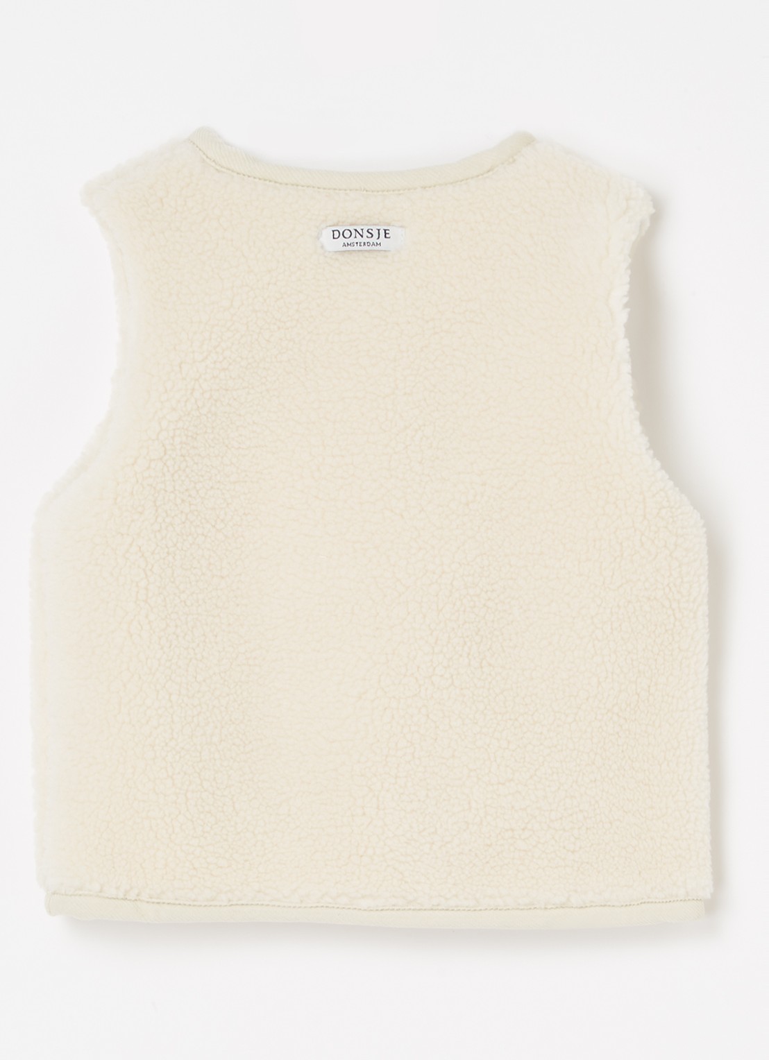 Donsje Amsterdam Monty Gilet - achterkant 9 gebroken wit