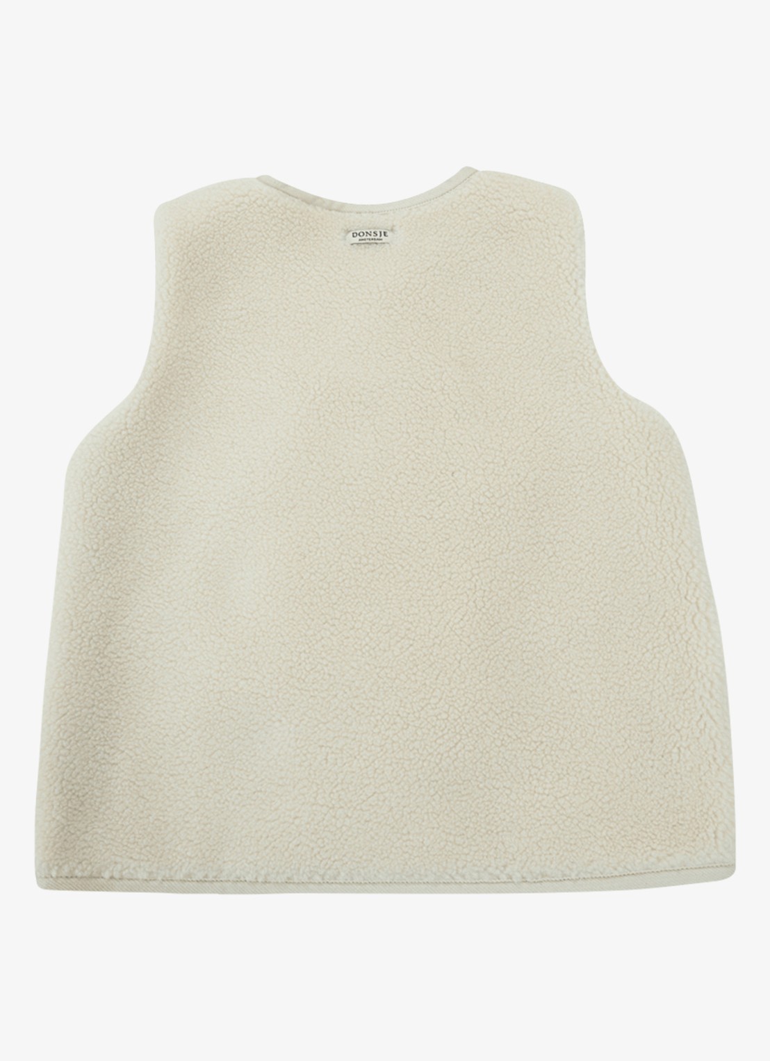 Donsje Amsterdam Monty Gilet - achterkant 10 gebroken wit