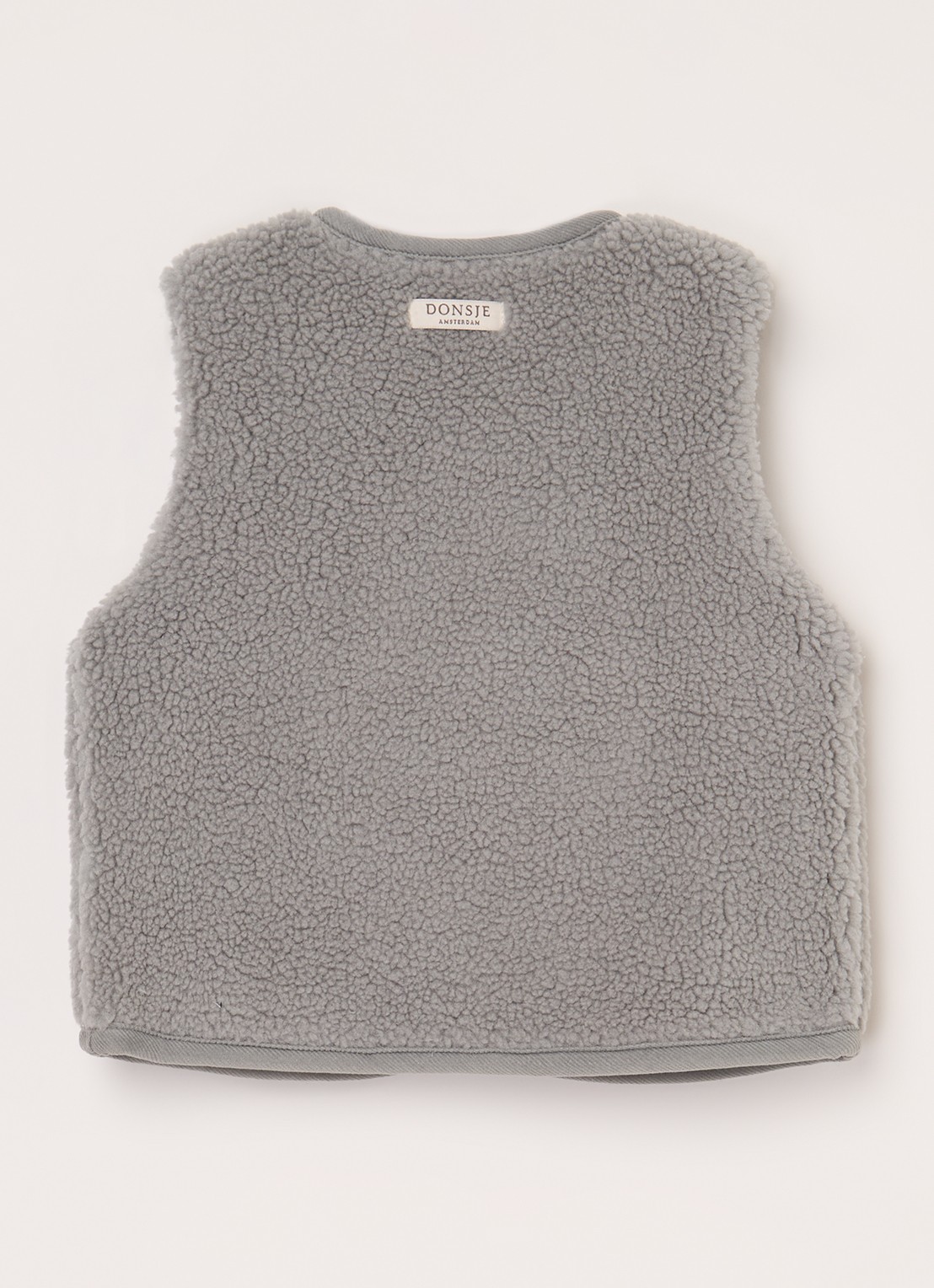 Donsje Amsterdam Monty Gilet - achterkant grijs