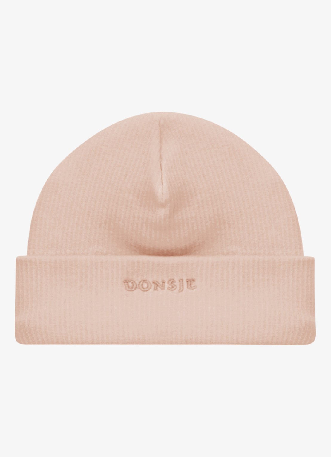 Donsje Amsterdam Muts met logo - achterkant oudroze