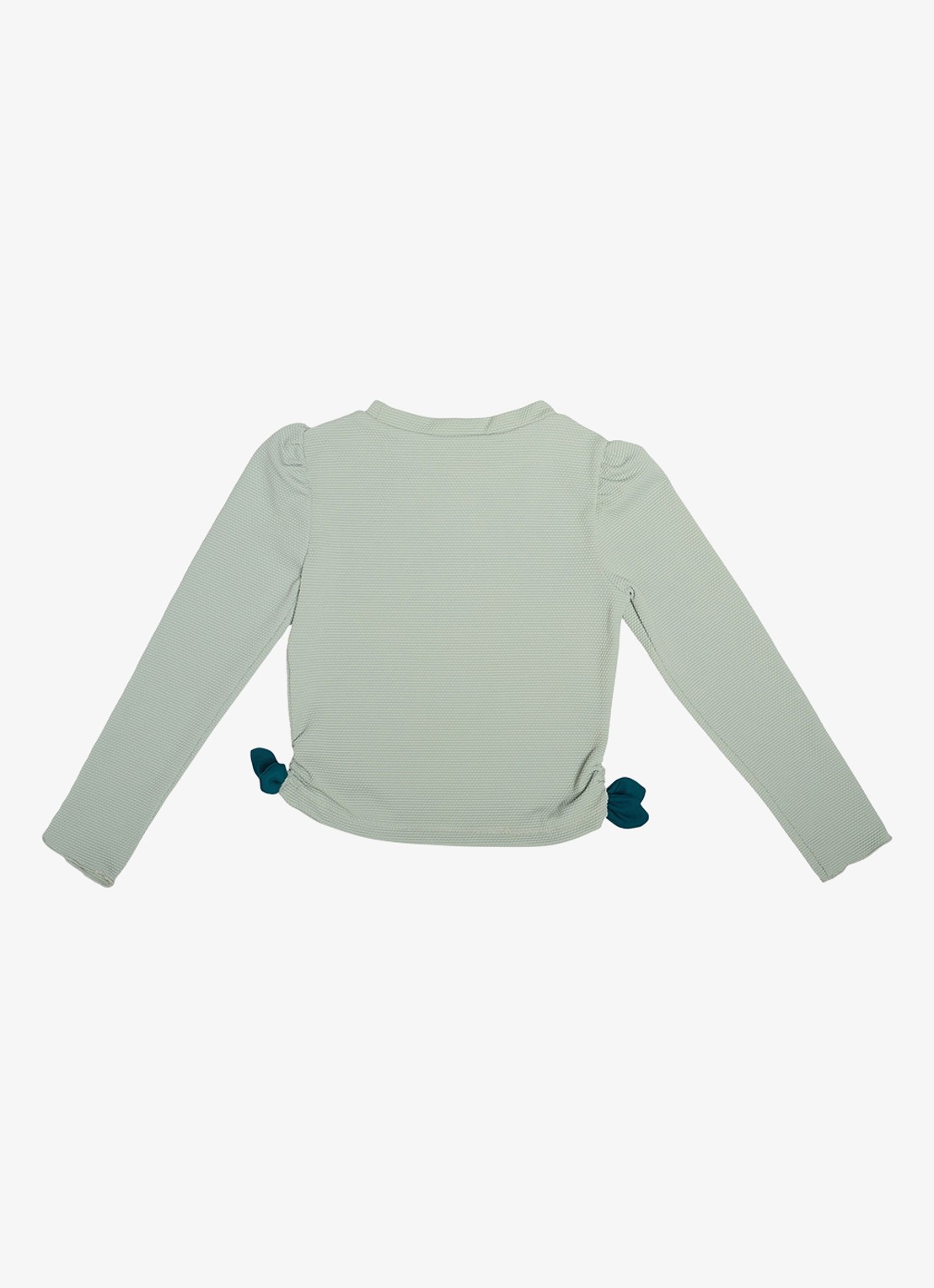 Donsje Amsterdam Nia zwemshirt met structuur - achterkant 3 mint