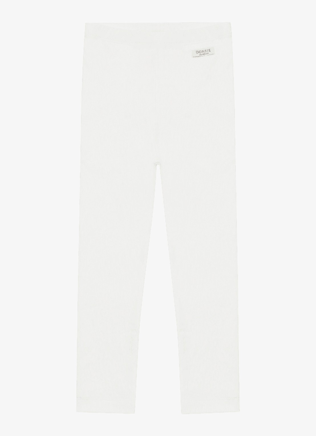 Donsje Amsterdam Nienja legging met logo - voorkant 2 gebroken wit