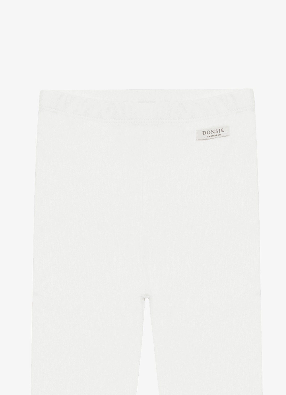 Donsje Amsterdam Nienja legging met logo - detail 4 gebroken wit