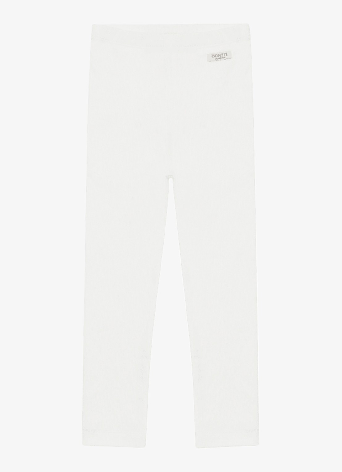 Donsje Amsterdam Nienja legging met logo - voorkant gebroken wit