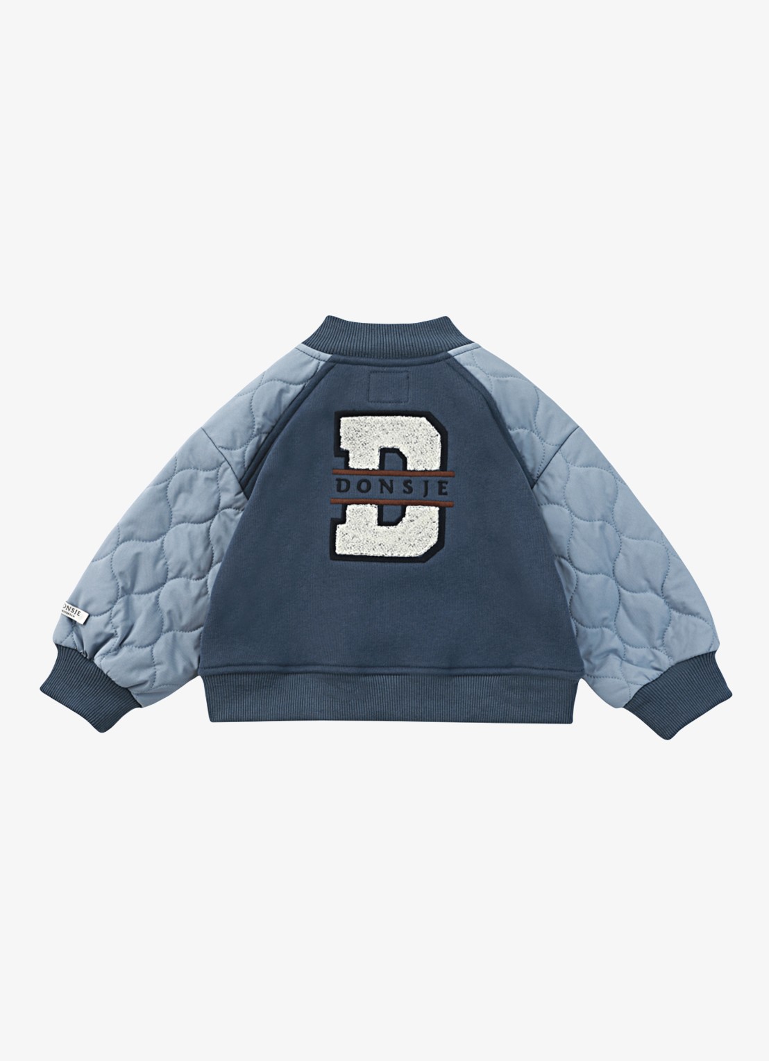 Donsje Amsterdam Noal jack met borduring - achterkant 8 royalblauw