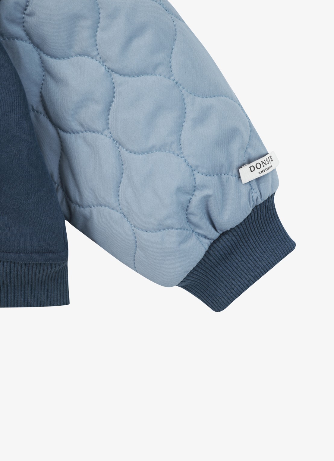 Donsje Amsterdam Noal jack met borduring - detail 5 royalblauw