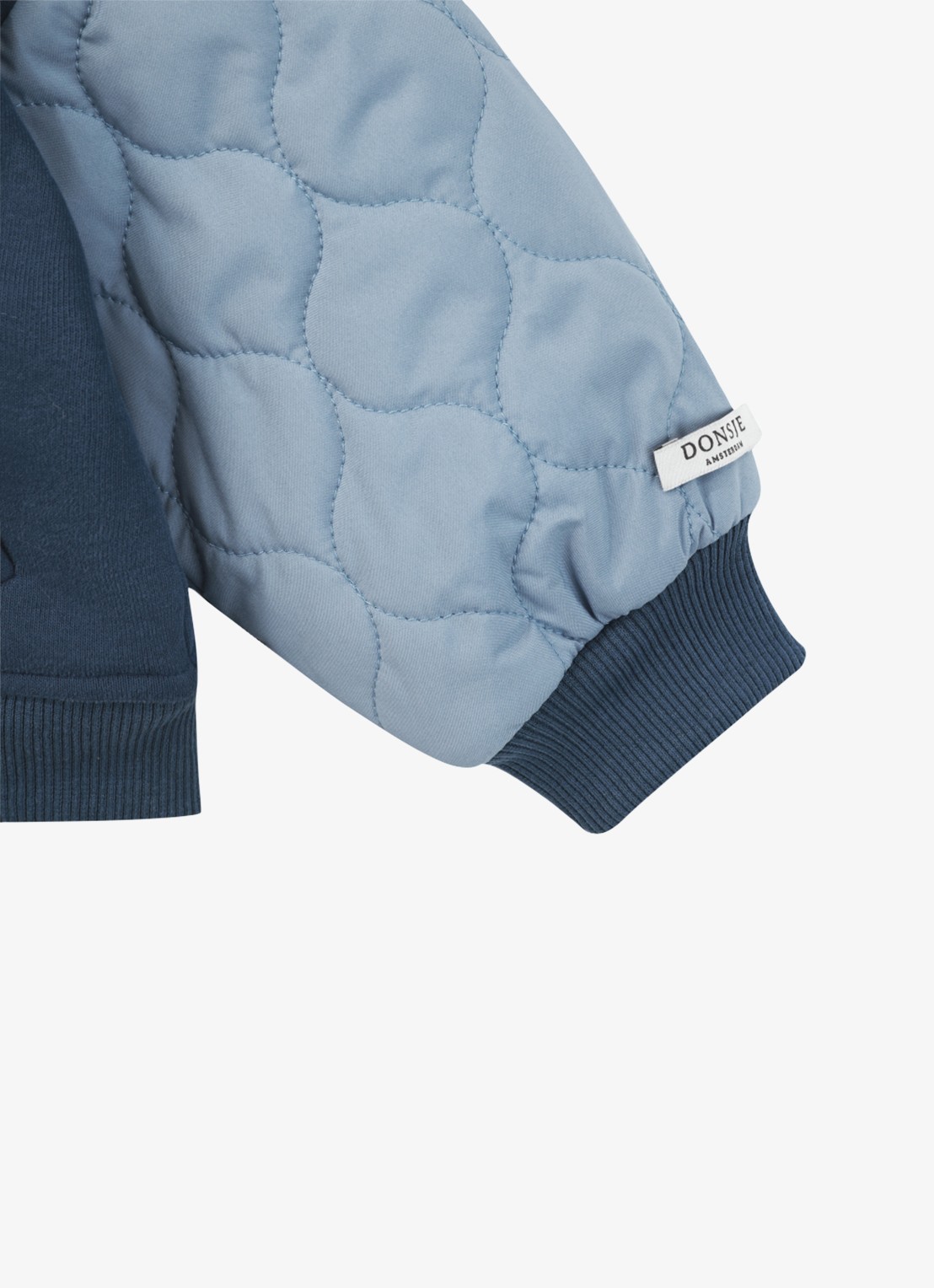 Donsje Amsterdam Noal jack met borduring - detail 7 royalblauw
