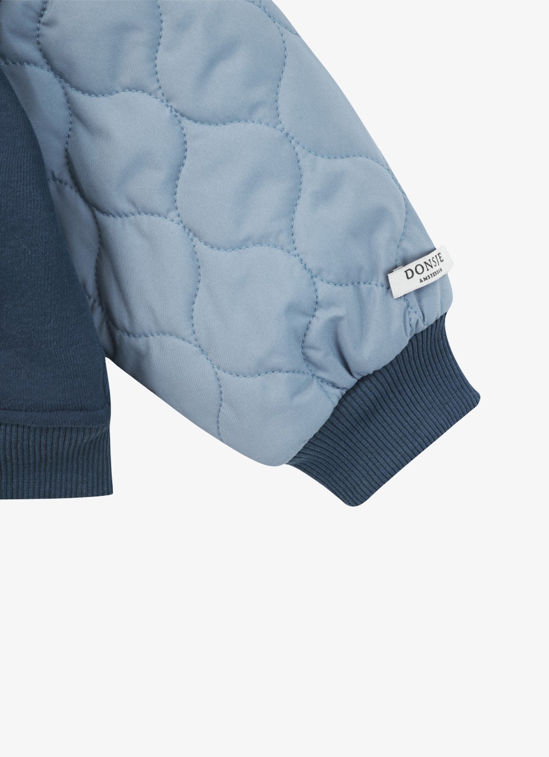Donsje Amsterdam Noal jack met borduring - detail 5 royalblauw