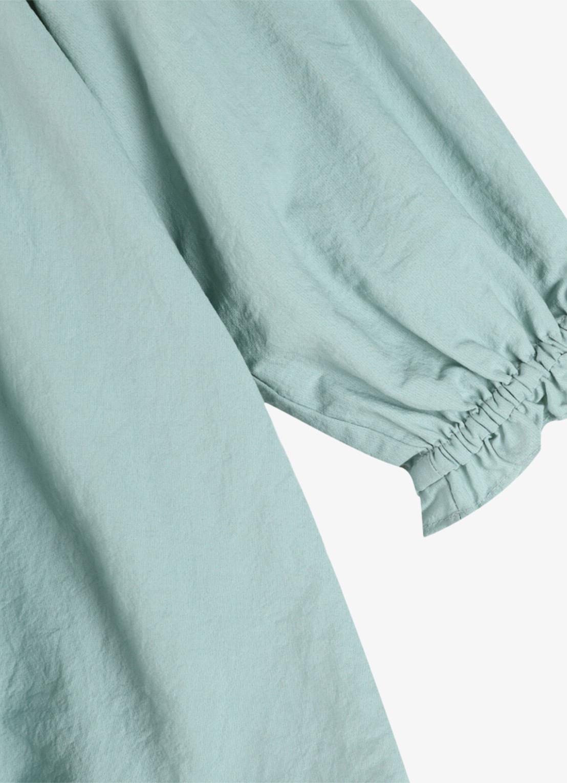 Donsje Amsterdam Nyari jurk met plooien - detail 5 blauw
